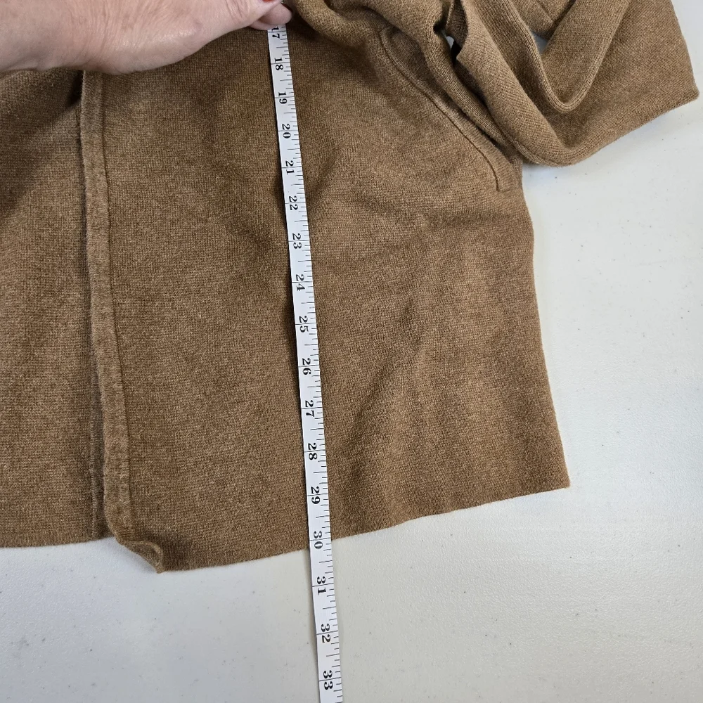 J. Crew Open Front Longline Cardigan Medium